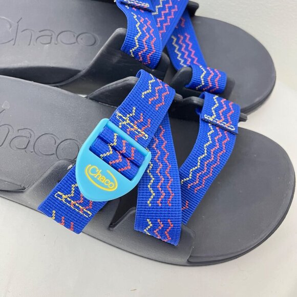 CHACO chillos slide sandal in lasagna‎ blue Size 7 - Picture 3 of 6